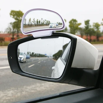 Автомобильное Зеркало с Регулируемой на 360 Градусов Широкой Боковой Защелкой Заднего Слепого Пятна Для Audi A3 8p Sportback Fiat Punto Evo Golf 8 Maserati Ghibli