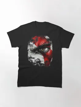 Мужская Женская футболка Kratos Eye God of War, детская футболка для мальчиков и девочек, Летняя Одежда, Хлопковый Подарок, Семейная футболка для родителей и детей